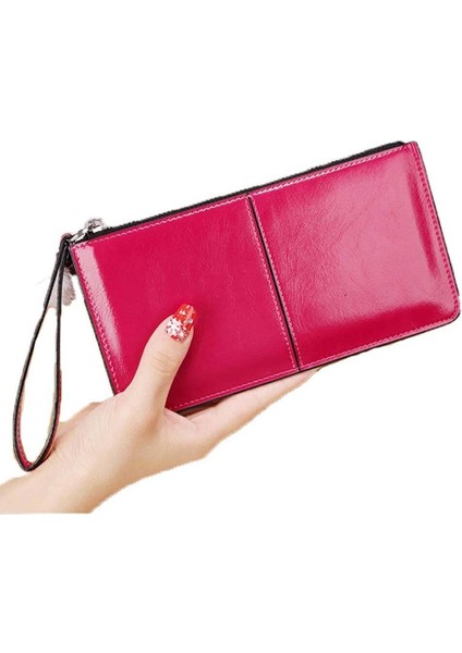 Npıql Kadın Bayan Hediye Fermuarlı Para Klipsi Çoklu Kart Cepler Kart Durumda Kart Tutucu Bozuk Para Cüzdanı Uzun Cüzdan (Yurt Dışından) modelleri
