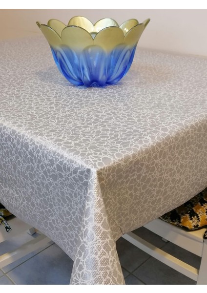 Kaydırmaz Tabanlı Pvc Muşamba - Desenli Silinebilir Masa Örtüsü