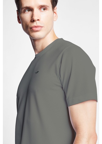 Haki Erkek Kısa Kollu T-Shirt 24S-1298-24B