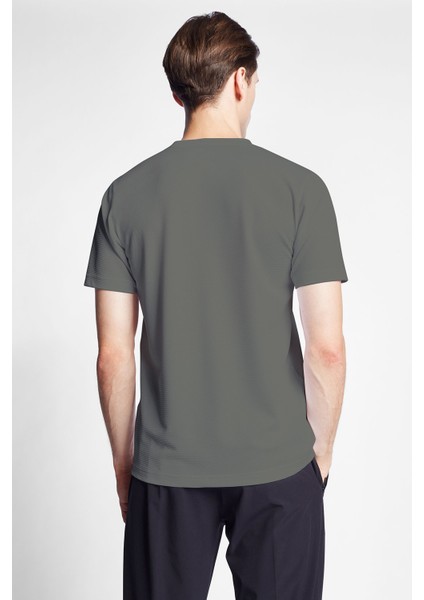 Haki Erkek Kısa Kollu T-Shirt 24S-1298-24B