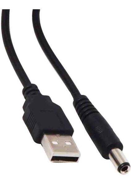 USB 5.5 mm 2.5 mm Kablo USB Standart Uç 10 Adet