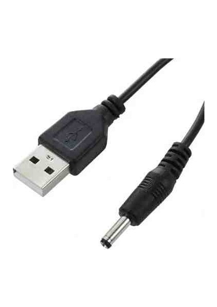 1 Metre USB To 3.5x1.35 mm USB Güç 10 Adet