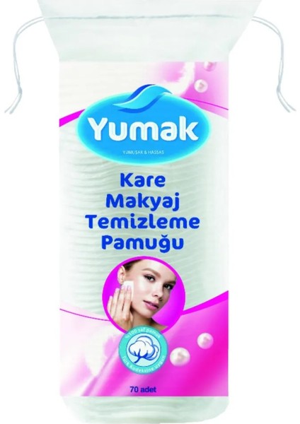 Kare Makyaj Temizleme Pamuğu 70'li