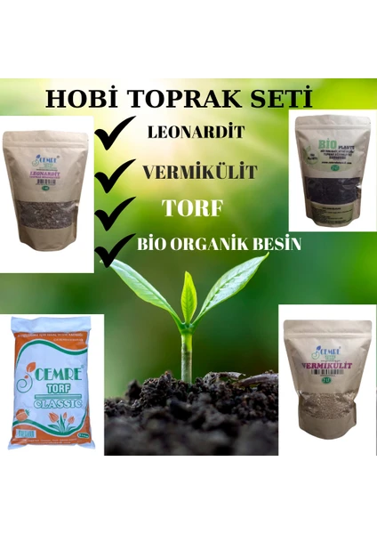 Cemre Botanik Cemre Hobi Toprak Seti ( 4lü Paket )