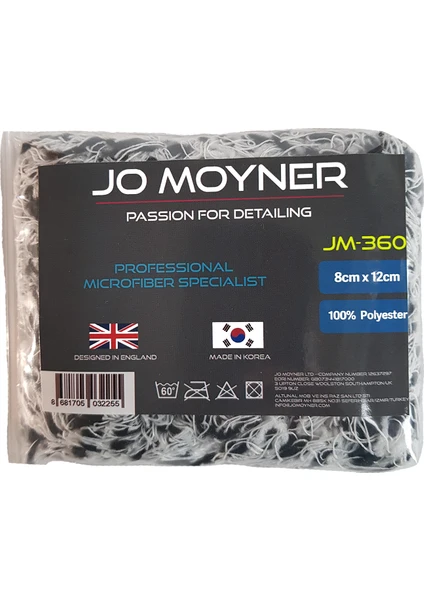 Jo Moyner Mikrofiber Jant Yıkama Eldiveni Jant Temizleme JM-360