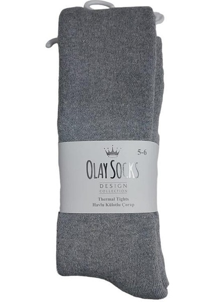 Olay Socks Thermal Tıghts Havlu Külotlu Çocuk Çorap