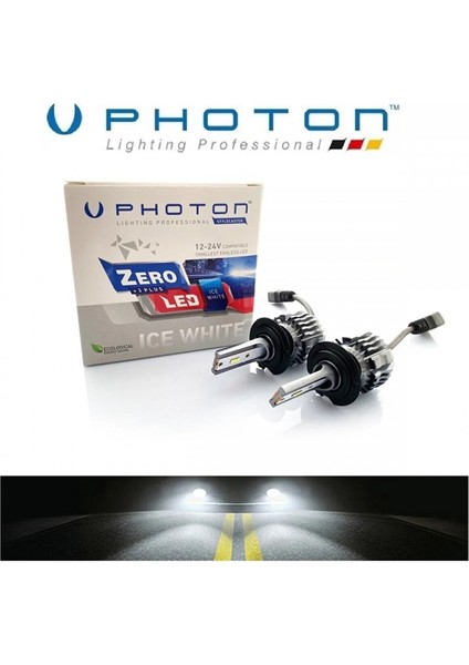 Zero H7 +3 Plus Fansız 12-24V LED Csp Ledli