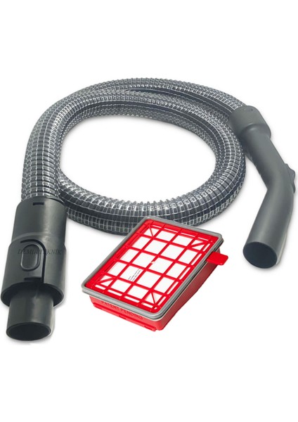 Fakir Veyron Turbo Öko Elektrikli Süpürge Çelik Telli Hortum ve Filtresi