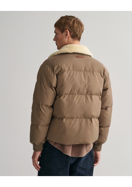 Erkek Kahverengi Regular Fit Klasik Yaka Mont 7006359.261