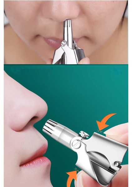 Manuel Burun Kılı Kesici Paslanmaz Çelik Kıl Tüy Aleti Nose Cleaning