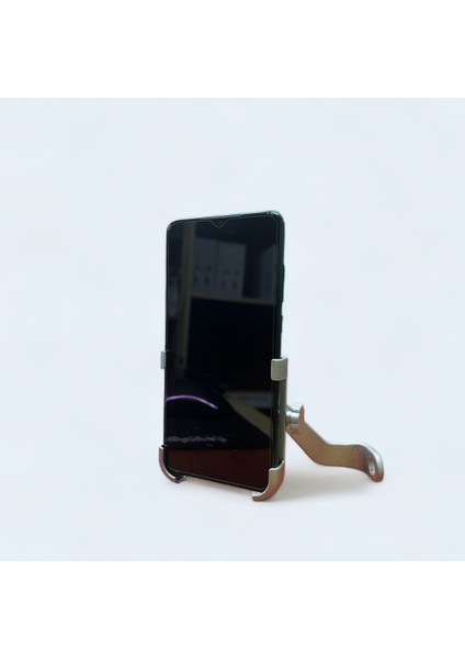 Dikiz Ayna Bağlantılı Metal Motosiklet ve Bisiklet Telefon Tutucu Metal Motorsiklet Telefon Tutacağı
