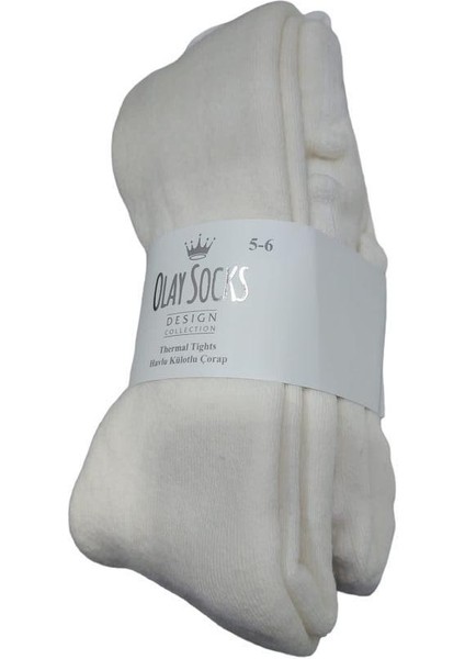 Olay Socks Thermal Tıghts Havlu Külotlu Çocuk Çorap