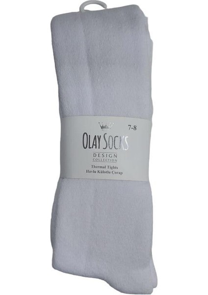 Olay Socks Thermal Tıghts Havlu Külotlu Çocuk Çorap