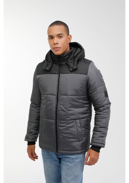 ml Arny-C Coat 3pr Gri Erkek Kısa Kaban