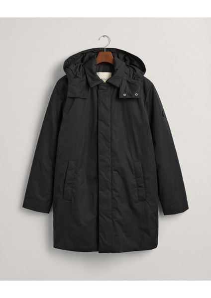 Erkek Siyah Regular Fit Kapüşonlu Mont 7006353.5 fırsatları