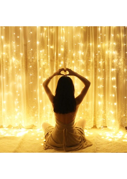 2x2 Metre 10 Dallı 140 Ledli Gün Işığı Salkım LED Işık Salkım Işık Gün Işığı LED Işık Modlu Fişli fiyatları