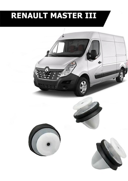 Nvr Renault Master Kapı Döşeme Klipsi 100 Adetli Paket 9341PF