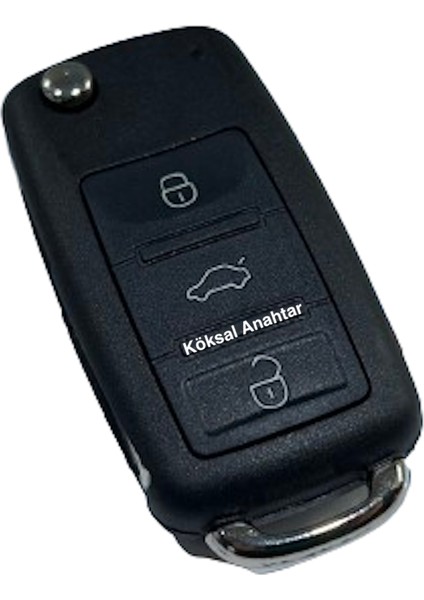 Volkswagen Touareg 4 Tuşlu Panik Butonlu Kumanda Kabı