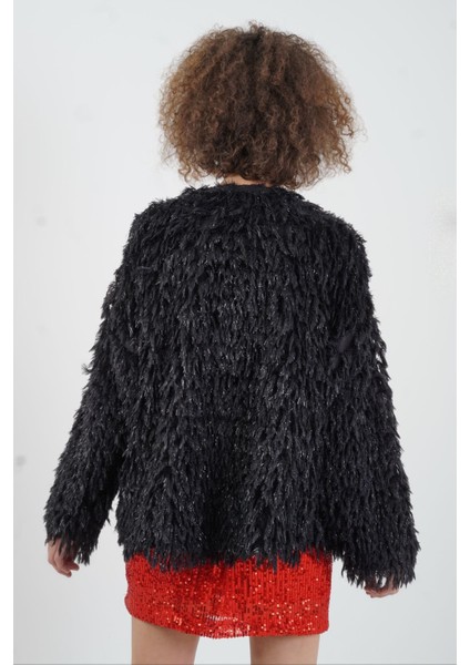 Saçaklı Simli Ceket fırsatları