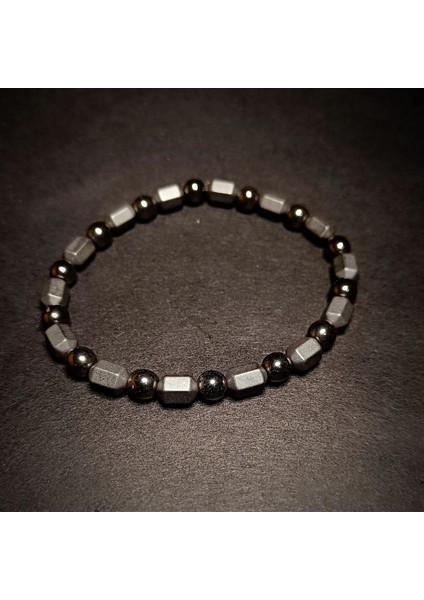 Hematit Doğal Taş Bileklik modelleri