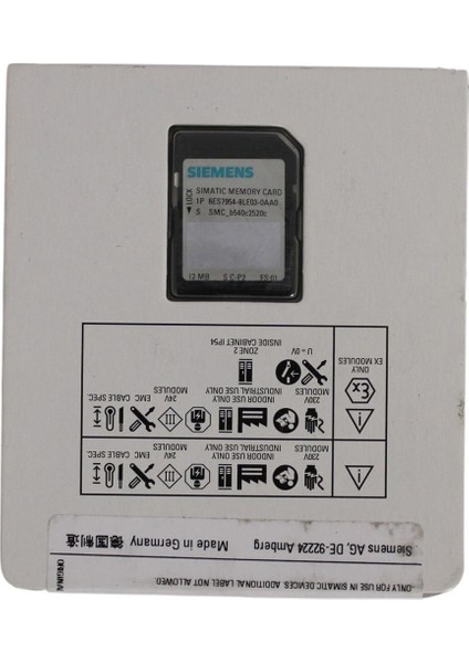 6ES7954-8LE03-0AA0 Sımatıc S7 Memory Card, 12 MB Ü