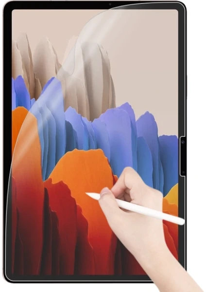 Samsung Galaxy Tab S7 T870 ile Uyumlu Paperlike Kağıt Hissi Yazım Çizim Ekran Koruyucu Film