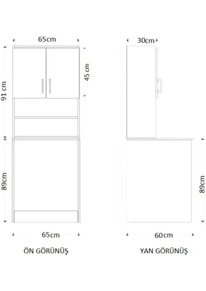 Çamaşır Makinası Dolabı fiyatları