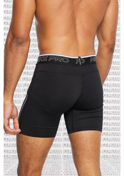 Pro Dri Fit Training Run Shorts Tights Erkek Antrenman Şortu Siyah Boxer