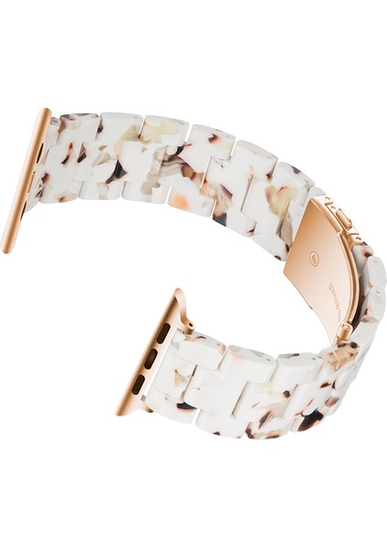 Apple Watch(42/44/45/46/49 Mm)Seri Ultra 1/2 10 9 8 7 6 Se 5 4 Pimli Ayarlanabilir Doğal Reçine Kordon fiyatları
