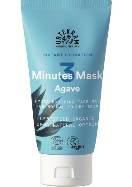 Agave İçeren 3 Dakika Nemlendirici Maske Kuru ve Normal Ciltler 75 ml
