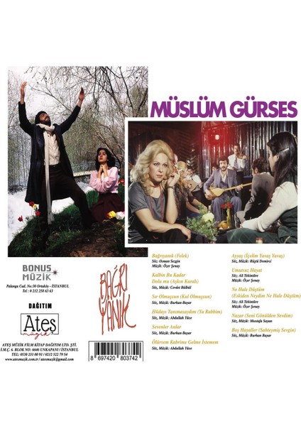 Müslüm Gürses - Bağrıyanık - CD