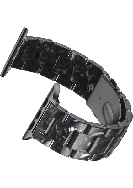 Apple Watch(42/44/45/46/49 Mm)Seri Ultra 1/2 10 9 8 7 6 Se 5 4 3 2 Pimli Ayarlanabilir Doğal Reçine Kordon modelleri
