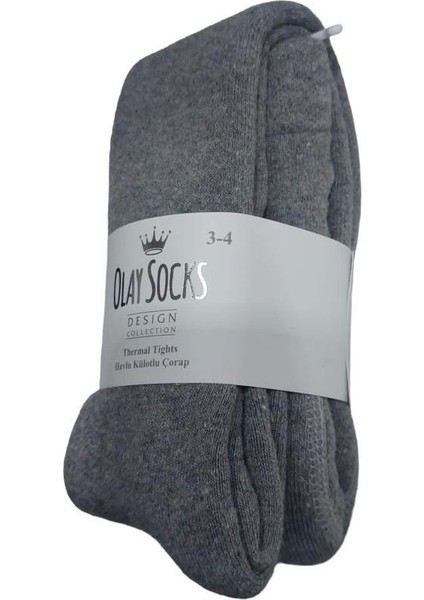 Olay Socks Thermal Tıghts Havlu Külotlu Çocuk Çorap