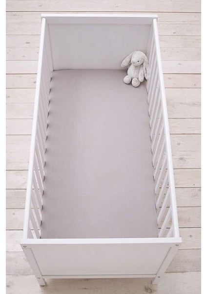 3 Adet Pamuklu ve Lastikli 60 x 120 x 15 cm Penye Bebek Çarşaf
