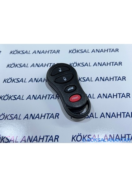 Chrysler Jeep Dodge 4 Tuşlu Bagaj ve Panik Butonlu Kumanda Kabı fiyatları