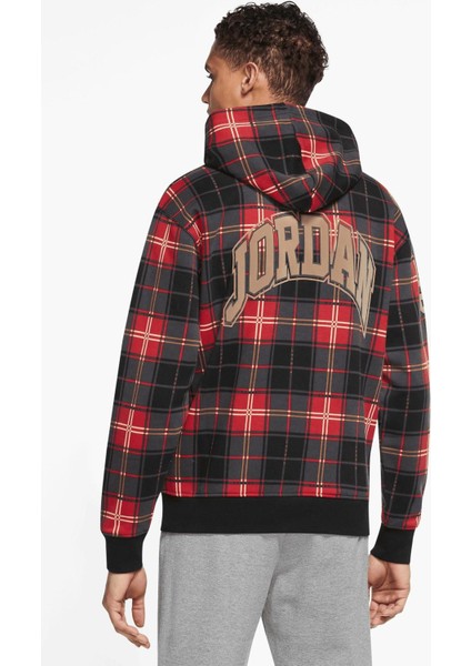 Jordan Essential Holiday Unisex Black Hoodie Kapüşonlu Sweatshirt modelleri