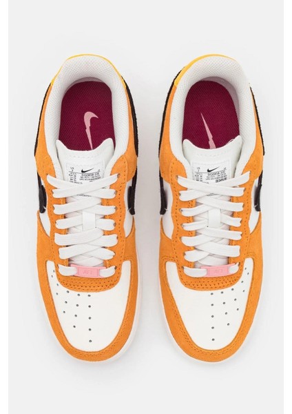 Air Force 1 Lxx Af1 Leather Sneaker White Hakiki Deri Beyaz Hardal Spor Ayakkabı modelleri