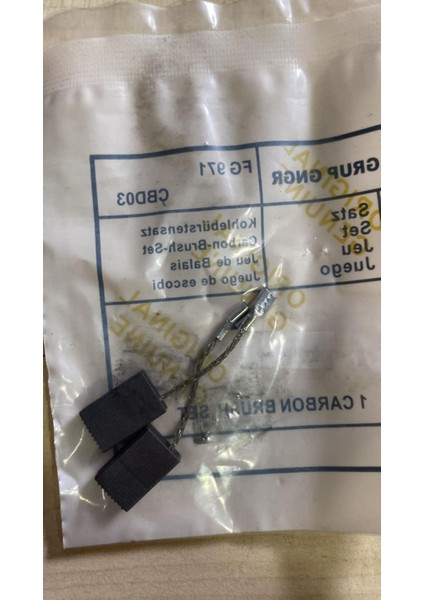 Metabo 5X10X15,5 El Aleti Kömürü
