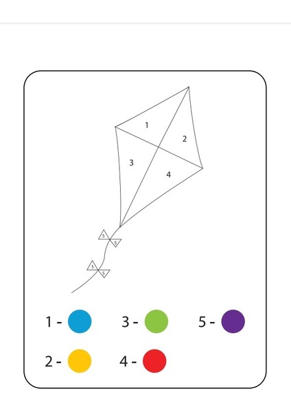 Çocuklar İçin Sayılarla Boyama Kitap Seti (Ciltli)