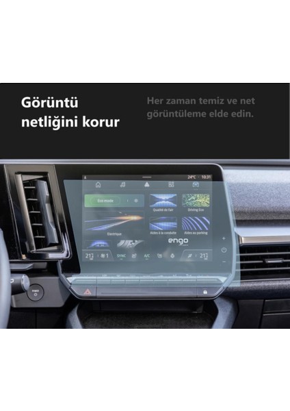 Renault Austral Multimedya Ekran Koruyucu Şeffaf Nano 9 Inç Şeffaf fiyatları