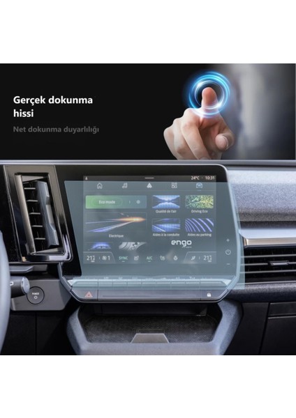 Renault Austral Multimedya Ekran Koruyucu Şeffaf Nano 9 Inç Şeffaf modelleri