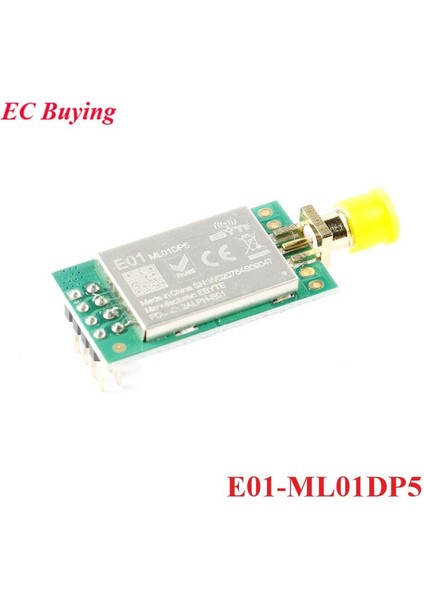 NRF24L01 E01-ML01DP5 E01-2G4M27D 2.4g NRF24L01P+PA+LNA Uzun Menzilli 2500 M 5000 M Rf Kablosuz Alıcı-Verici Alıcı Modülü Kartı (Yurt Dışından)