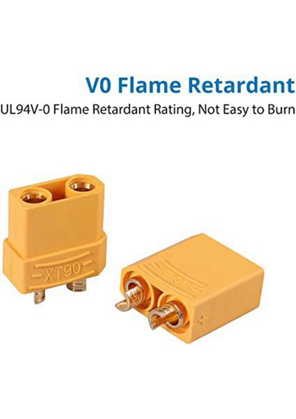 Yüksek Amp Rc Lipo Altın Kaplama Için XT90 Konektörü 5 Çift Erkek (Yurt Dışından) fırsatları