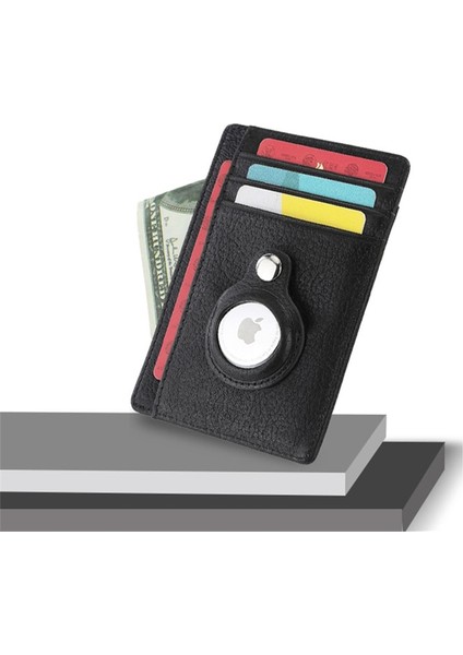 Apple Kartlıklı Cüzdan Için Deri Hava Etiketi Rfid Kimlik Kredi Kartı Tutucu Iş Ince Karbon Fiber Çanta Dropshipping (Yurt Dışından) fırsatları