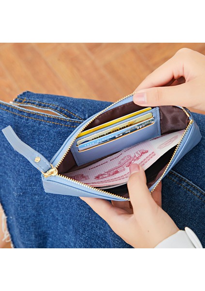 Basit Kadın Dokunmatik Ekran Çanta Trendy Bilek Cep Telefonu Cepler Kadın Bozuk Para Çantaları Bayanlar Için Taşınabilir Uzun Cüzdan Cartera Mujer (Yurt Dışından) fiyatları
