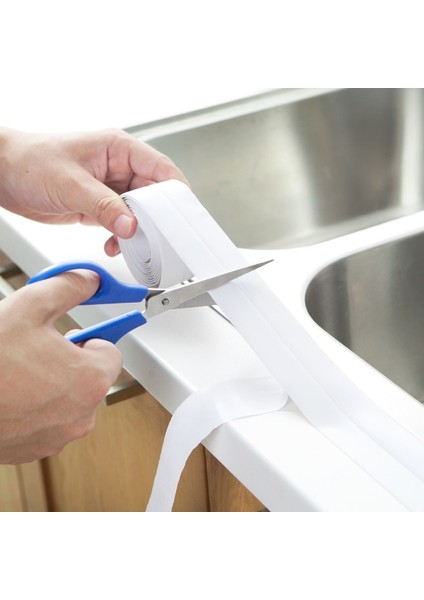 Lavabo Güçlü Kendinden Yapışkanlı Pvc Bant Banyo Çatlak Şeridi Kendinden Yapışkanlı Havuz Suyu Contası Guanyao (Yurt Dışından)