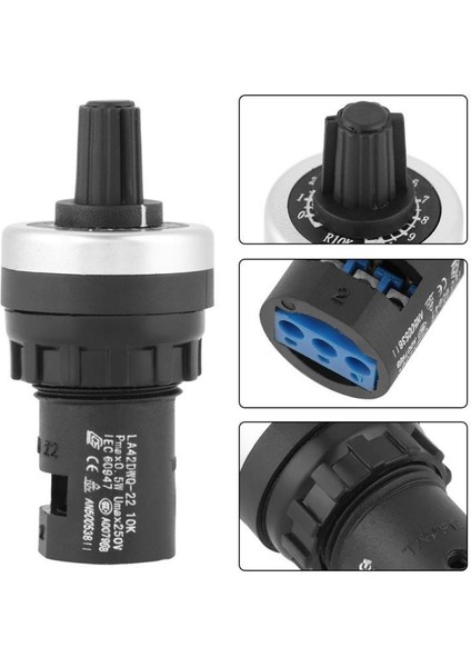 Değişken Hız Sürücü Invertörü Için 10K Potansiyometre 22MM Vali Vsd Vfd Hby (Yurt Dışından)