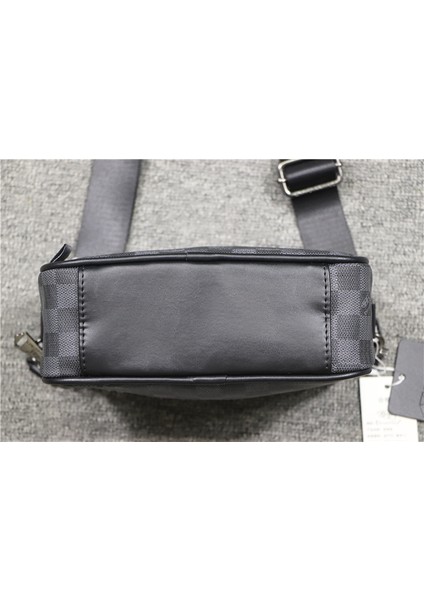 [s Home]trend Koreli Erkek Ekose Çanta Günlük Kişilik Kafes Japon Iş Messenger Erkek Kadın SA46C25 Siyah Kahve (Yurt Dışından) fırsatları
