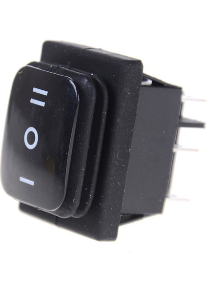 12V Siyah Su Geçirmez 6pin Dpdt Kendinden Kilitlemeli Dikdörtgen Basmalı Anahtar Karşılaşması (Yurt Dışından)