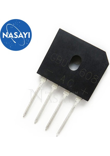 10 Adet GBU608 608 Zıp-4 (Yurt Dışından)